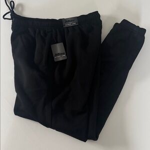 Black Joggers Sweatpants Mens Medium Mitre